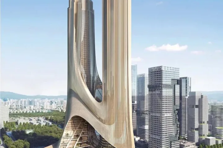 BIM建筑|扎哈事务所新作“深圳湾超级总部基地‘C塔’”：多维垂直城市