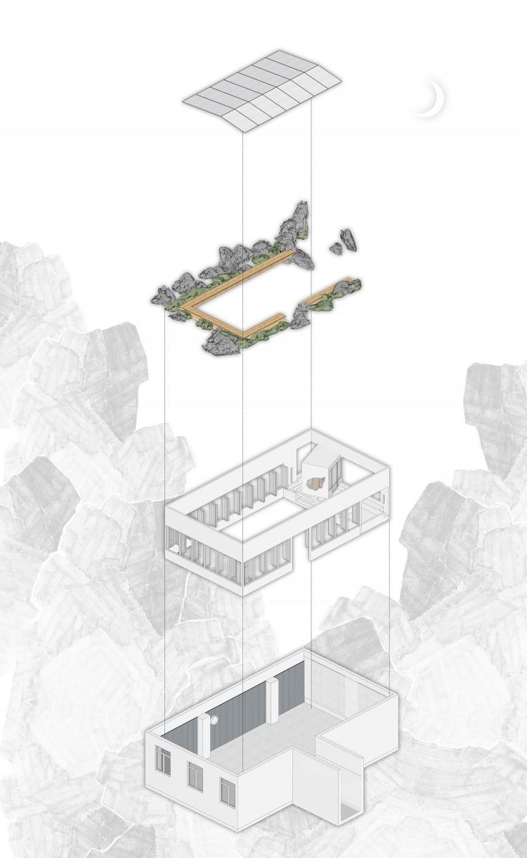 BIM建筑|心境离错，内外之间-璞舍茶室设计 / 介介工作室