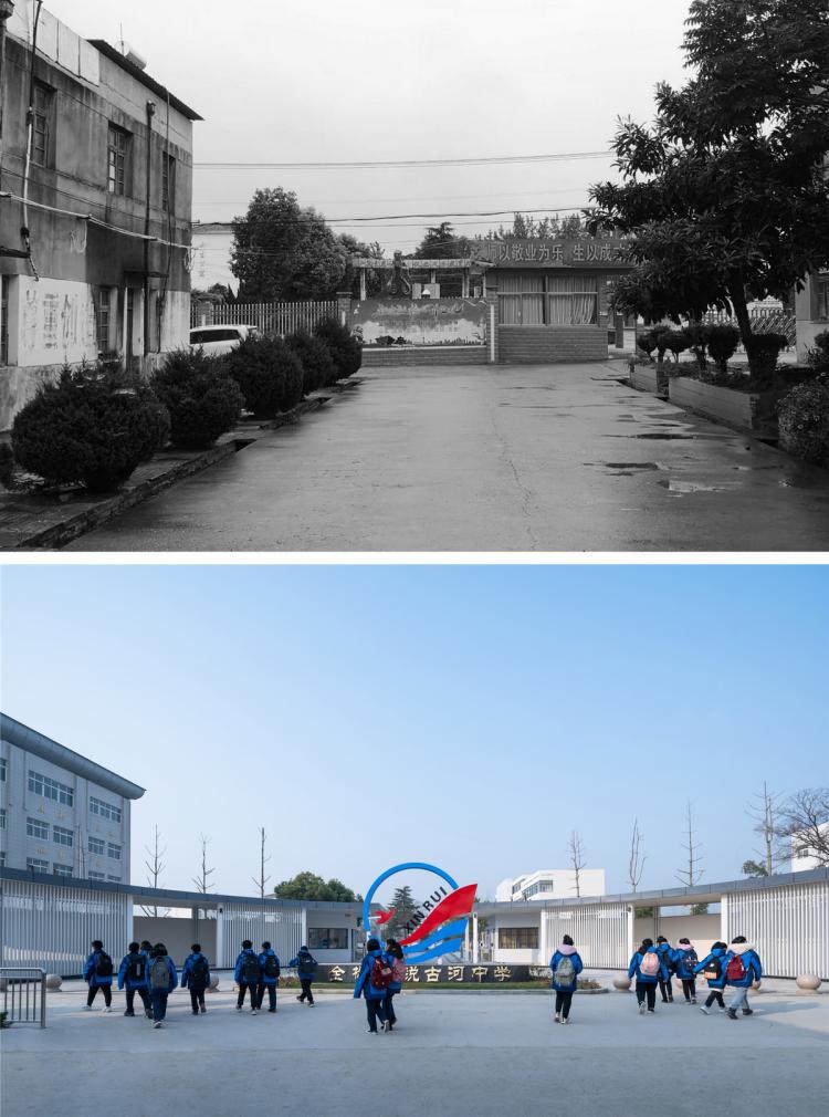 BIM建筑|乡村振兴之乡镇中学改造-全椒县新锐古河中学 / 上海思序建筑规划设计