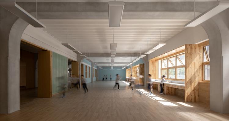 BIM建筑|秩序的启迪——上海市高安路第一小学华展校区 / 山水秀建筑事务所