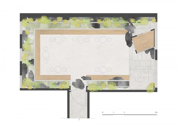 BIM建筑|心境离错，内外之间-璞舍茶室设计 / 介介工作室