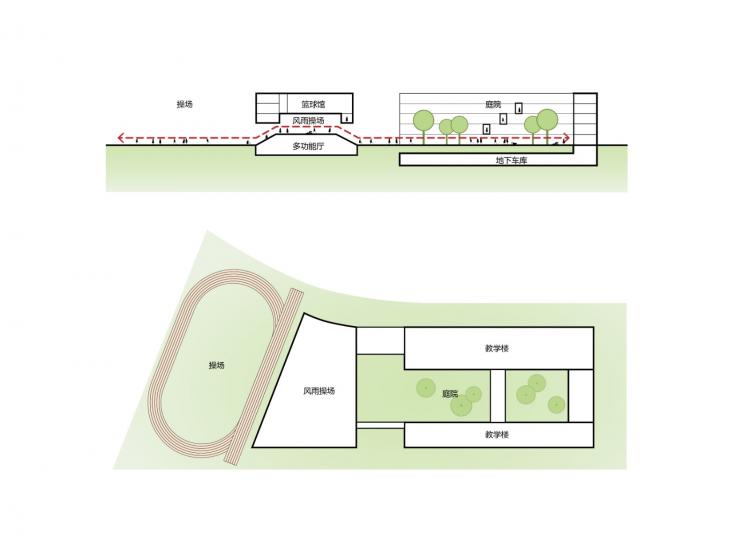 BIM建筑|秩序的启迪——上海市高安路第一小学华展校区 / 山水秀建筑事务所