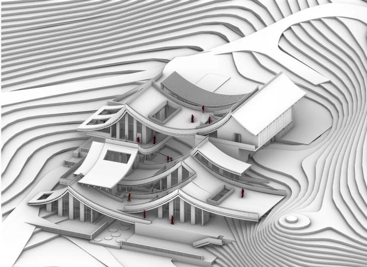 BIM建筑|2020建筑新人赛TOP 100 | 趣味屋顶 爱发呆的重大女孩设计了一场好玩的梦