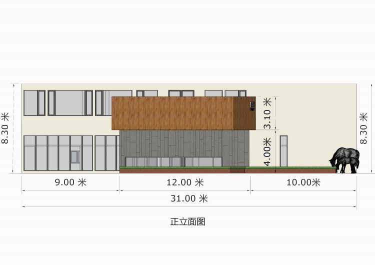 BIM建筑|长空创作办公楼：农耕自然般的静谧与优雅 / 长空创作