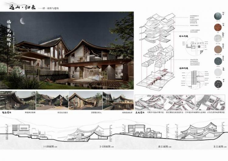 BIM建筑|2020建筑新人赛TOP 100 | 趣味屋顶 爱发呆的重大女孩设计了一场好玩的梦