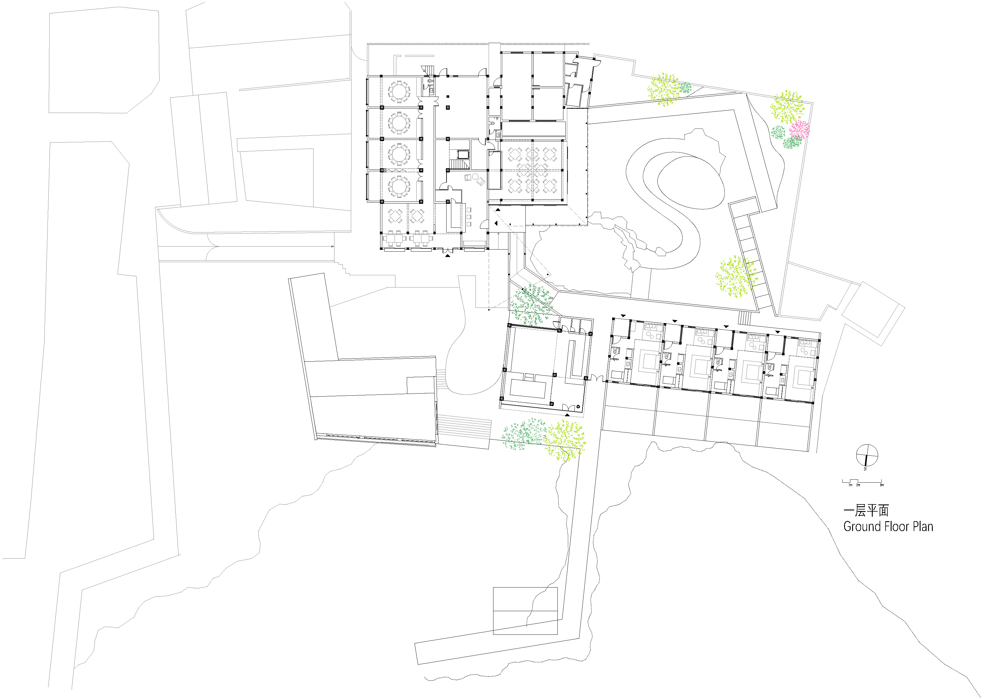 BIM建筑|低栖远居——过云山居苏州太湖三山岛改造 / 可空建筑设计工作室