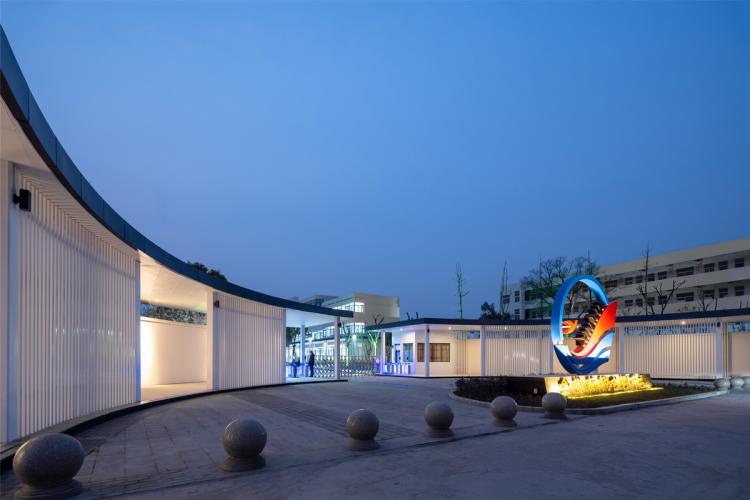 BIM建筑|乡村振兴之乡镇中学改造-全椒县新锐古河中学 / 上海思序建筑规划设计