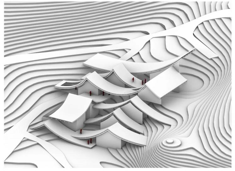 BIM建筑|2020建筑新人赛TOP 100 | 趣味屋顶 爱发呆的重大女孩设计了一场好玩的梦