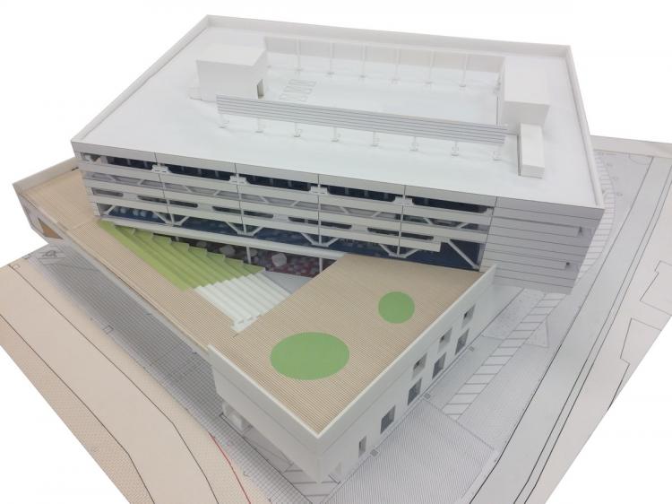 BIM建筑|Librio行桥：扭转与堆叠 / 三上建筑事务所