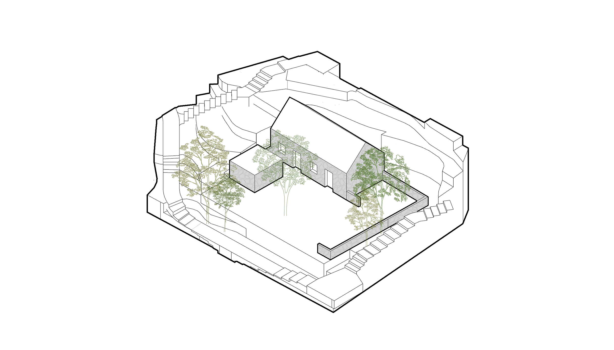 BIM建筑|十二个宅基地的新生：泰安东西门村活化更新 / 孟凡浩-gad · line+ studio