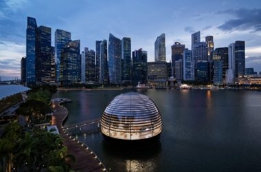 BIM建筑|福斯特在新加坡设计球形苹果专卖店-BIM建筑网