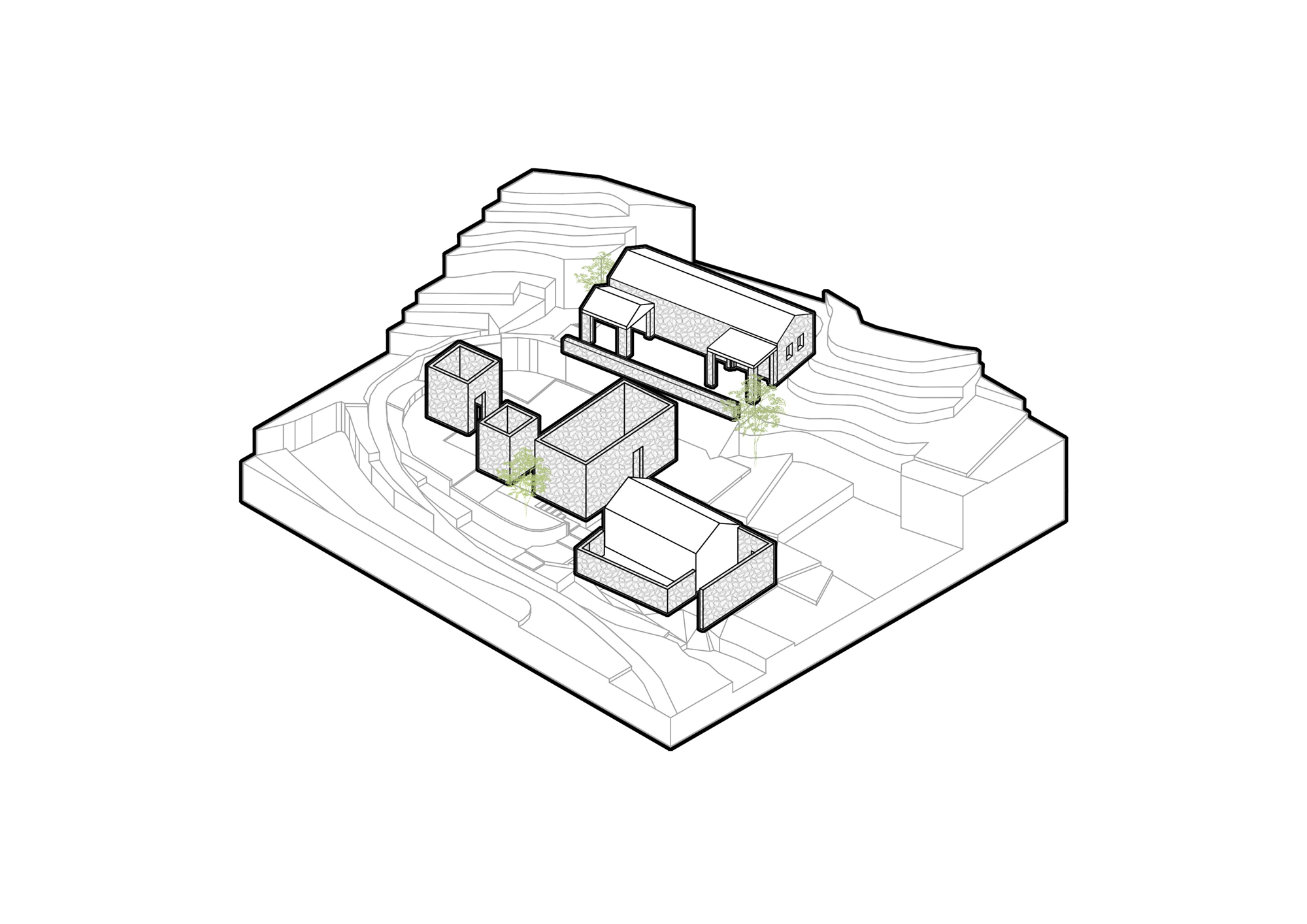BIM建筑|十二个宅基地的新生：泰安东西门村活化更新 / 孟凡浩-gad · line+ studio