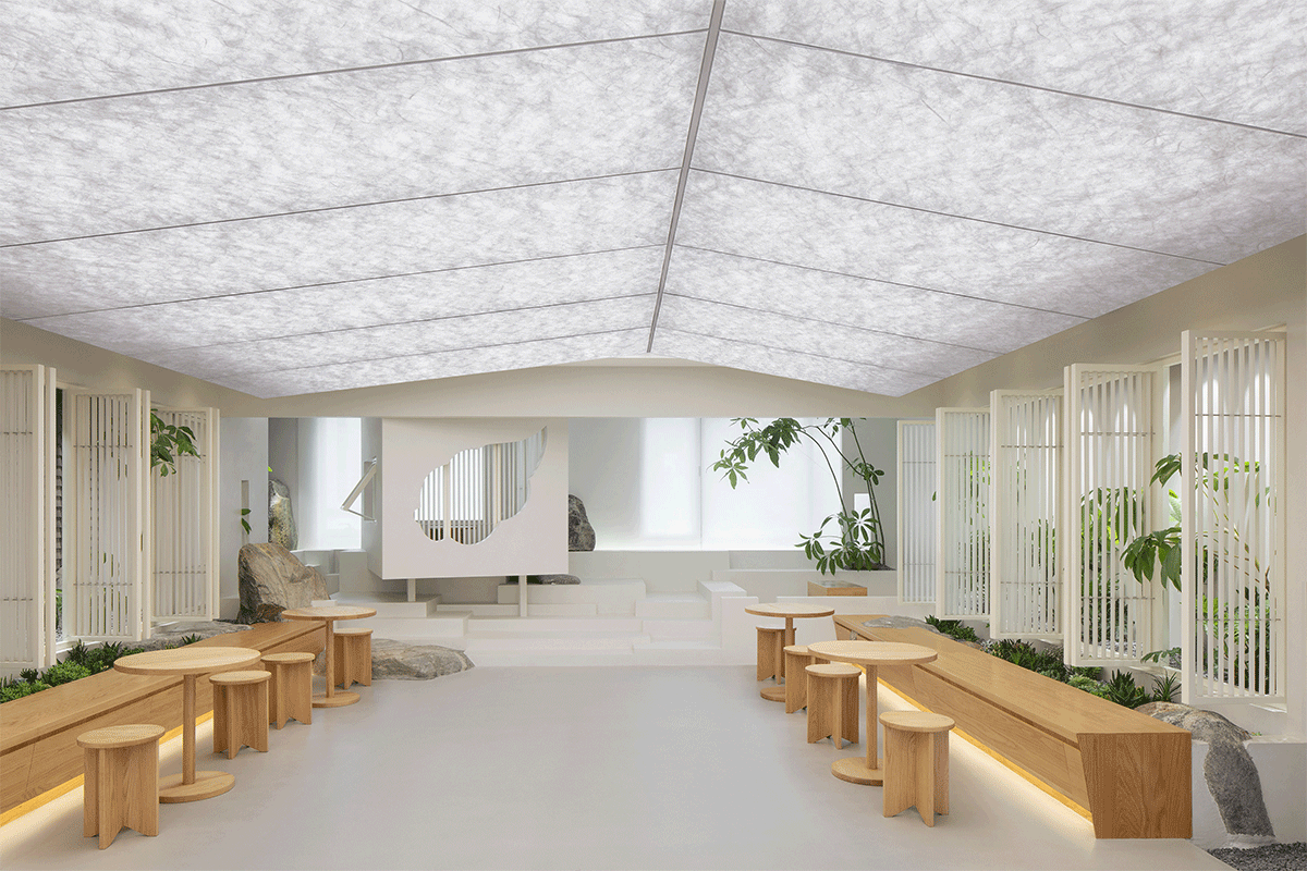 BIM建筑|心境离错，内外之间-璞舍茶室设计 / 介介工作室