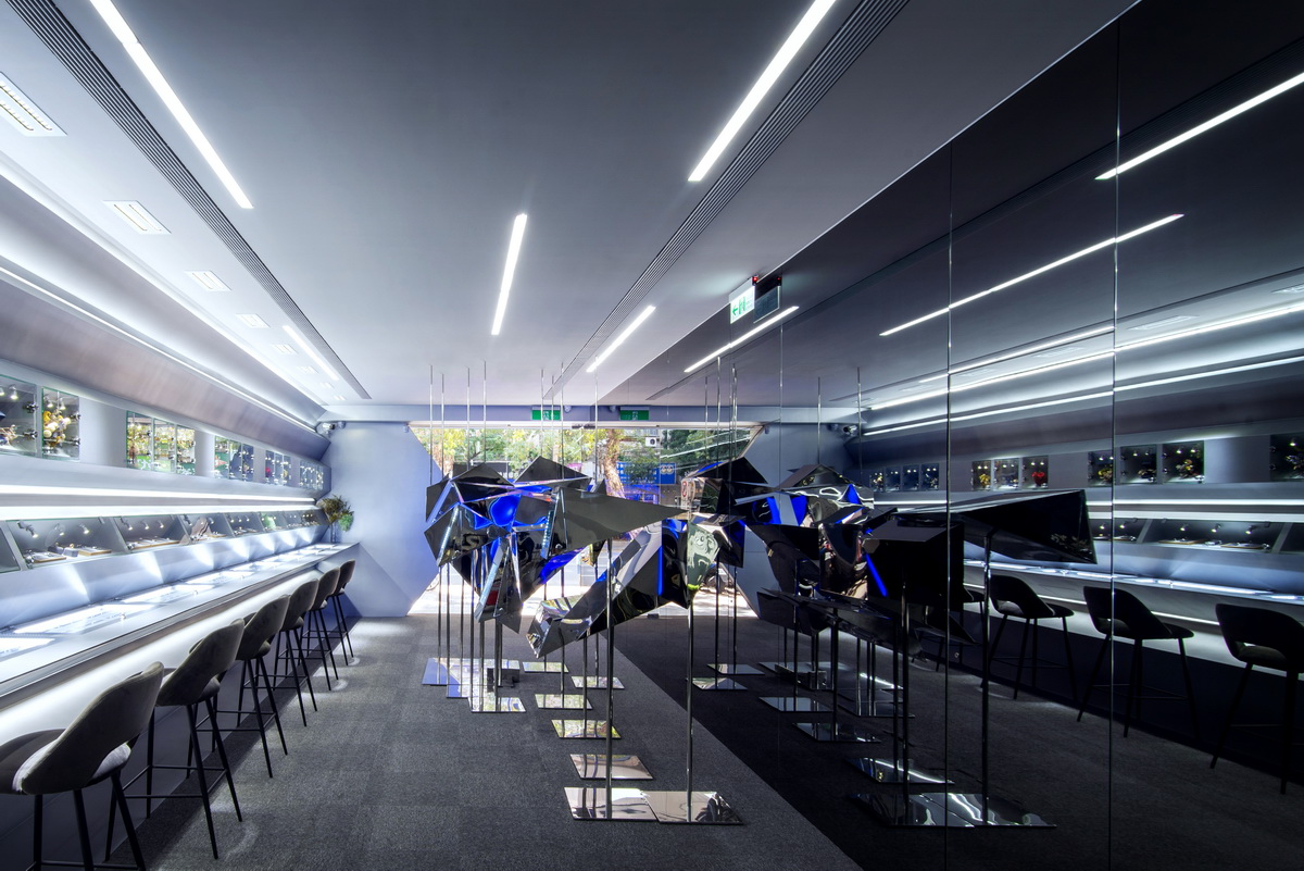 BIM建筑|环世钻石台北店Every Pieces of Mine，台北 / 平介设计