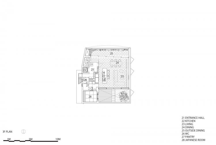 BIM建筑|东京天空洞穴住宅：静谧的自然居所 / IKAWAYA Architects