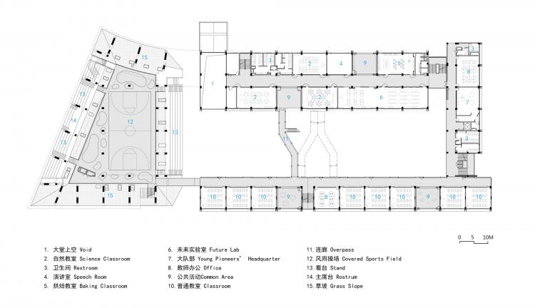 BIM建筑|秩序的启迪——上海市高安路第一小学华展校区 / 山水秀建筑事务所