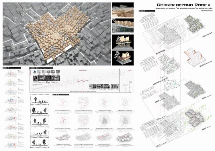 BIM建筑|2020基准杯二等奖 | 改造城中村的新思路 打造横向形态的超级寓所