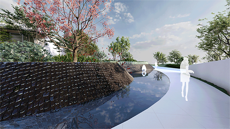 BIM建筑|大理的小院子中区生活体验中心景观设计 / MANG漫格景观