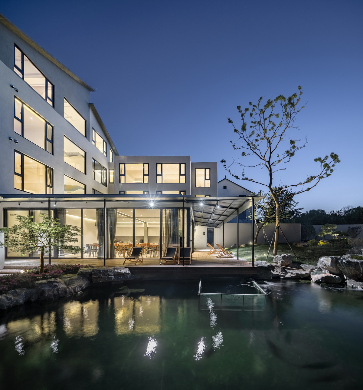 BIM建筑|低栖远居——过云山居苏州太湖三山岛改造 / 可空建筑设计工作室