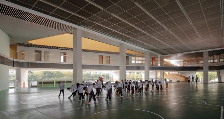 BIM建筑|秩序的启迪——上海市高安路第一小学华展校区 / 山水秀建筑事务所