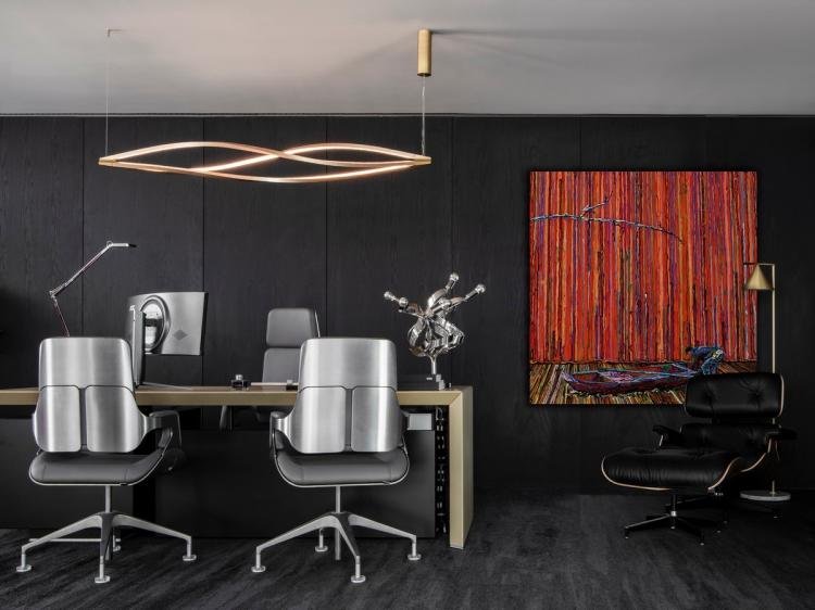 BIM建筑|泊通投资办公设计：空间情绪触发高效引擎 / 高志强，AFFD设计事务所