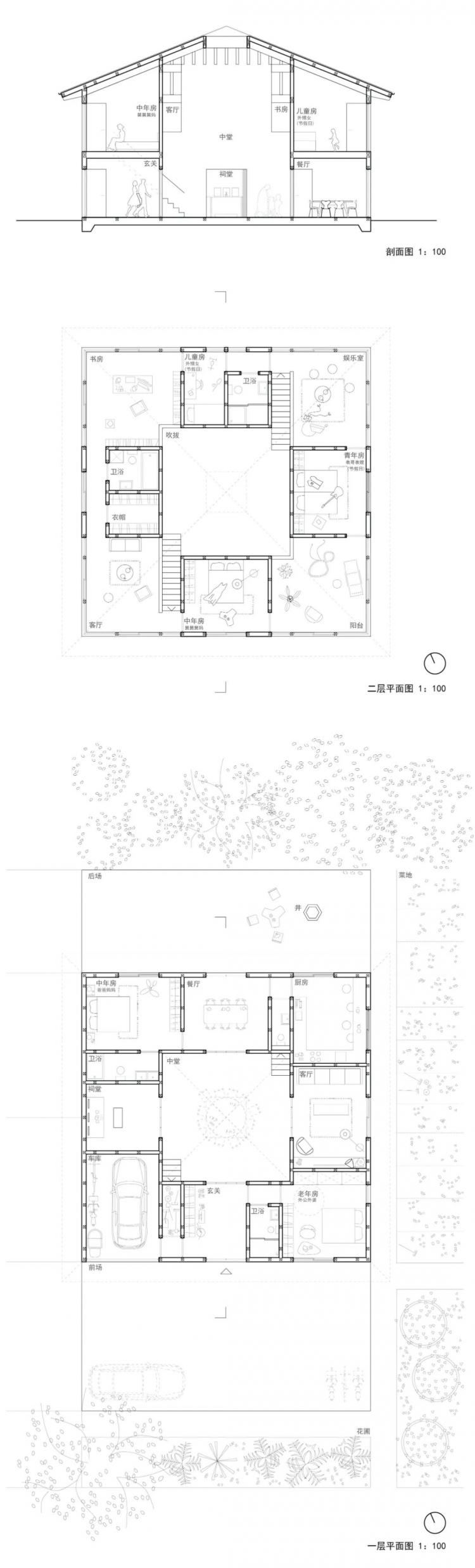 BIM建筑|优质竞赛作品解读 | 如果拥有这样的住宅，你愿意四世同堂吗