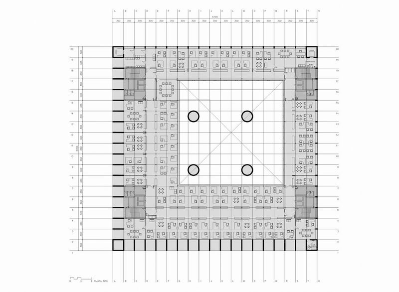 BIM建筑|经典项目：光与混凝土的故事 | 格拉纳达储蓄银行总部