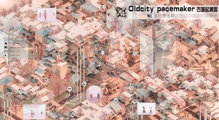 BIM建筑|2020霍普杯一等奖解读：《古城起搏器》，城市乌托邦