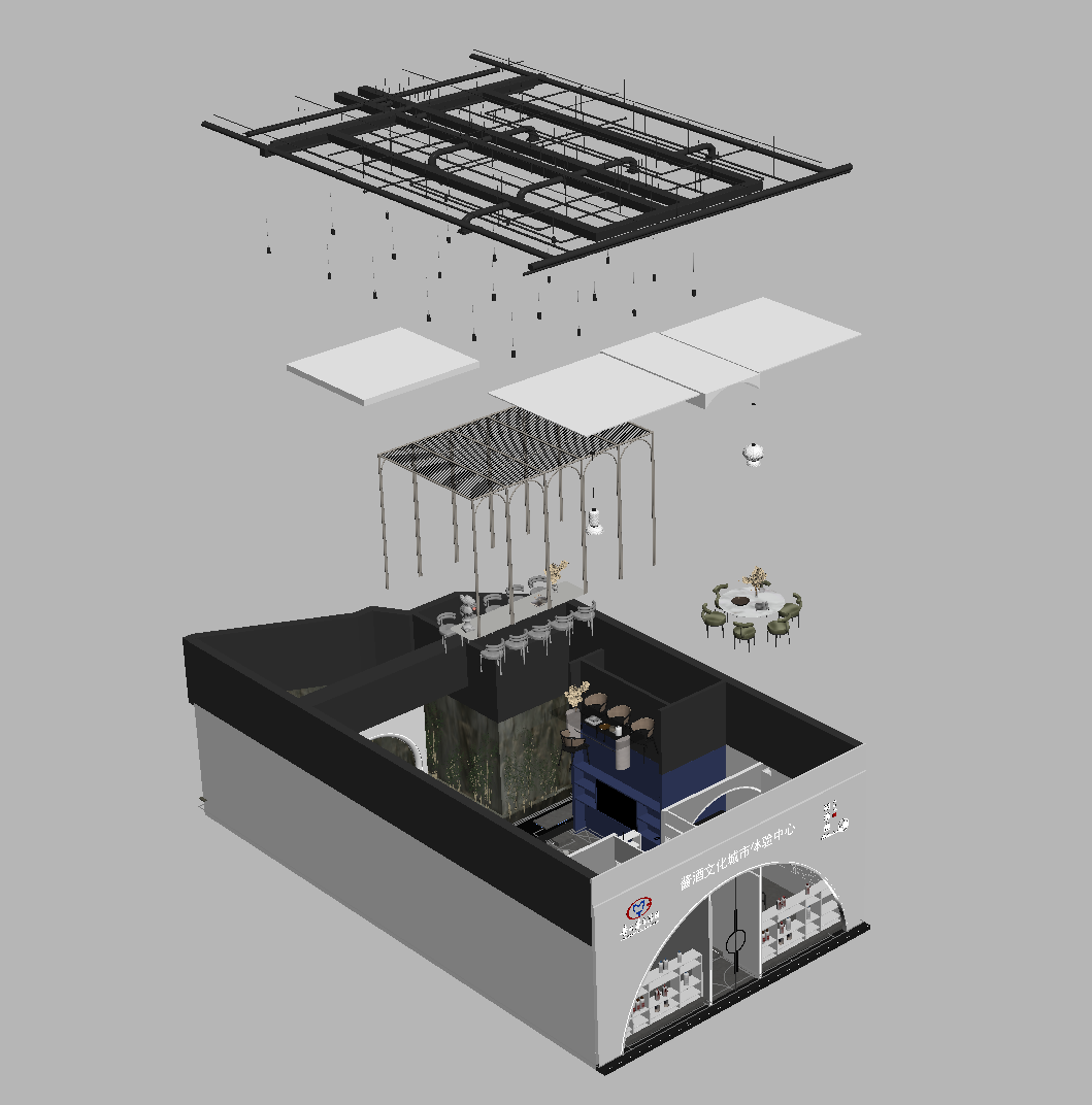 BIM建筑|上海徐汇“有间酒堂” / DCDSAA淀川建筑事务所