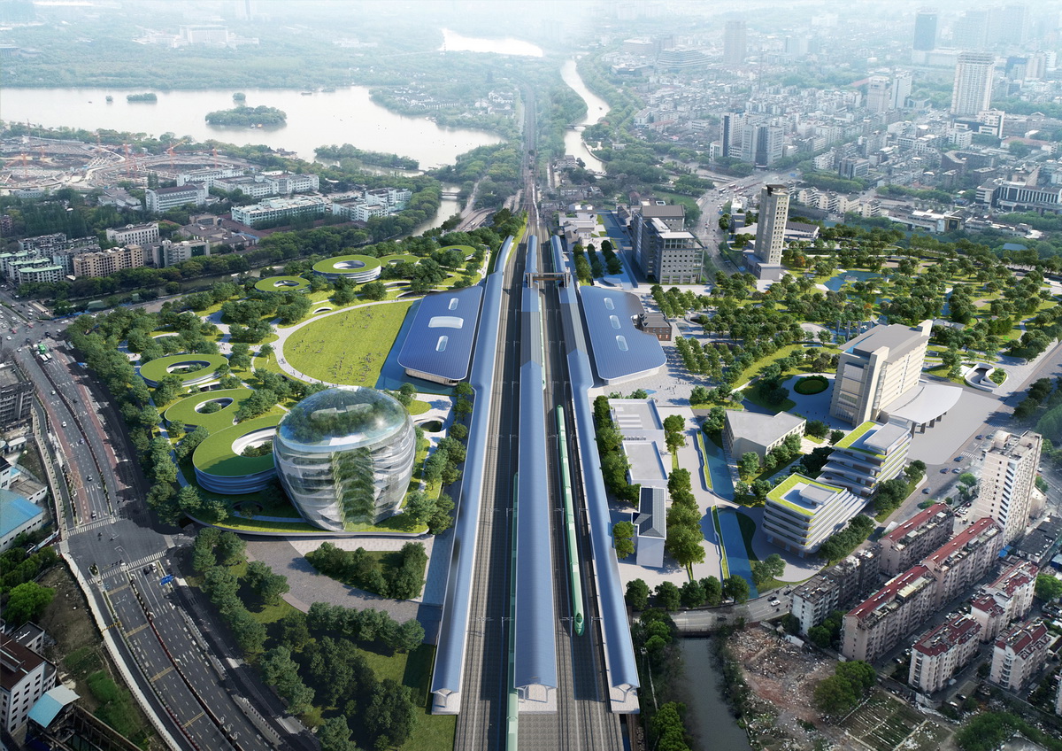 BIM建筑|MAD新作：嘉兴“森林中的火车站”