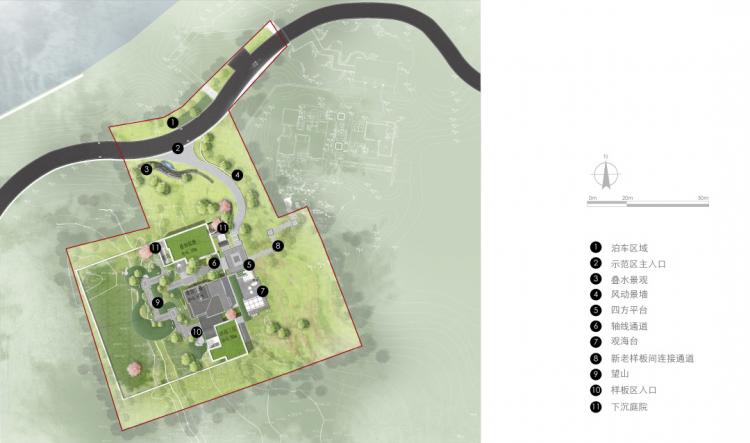 BIM建筑|大理的小院子中区生活体验中心景观设计 / MANG漫格景观