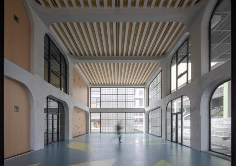 BIM建筑|秩序的启迪——上海市高安路第一小学华展校区 / 山水秀建筑事务所