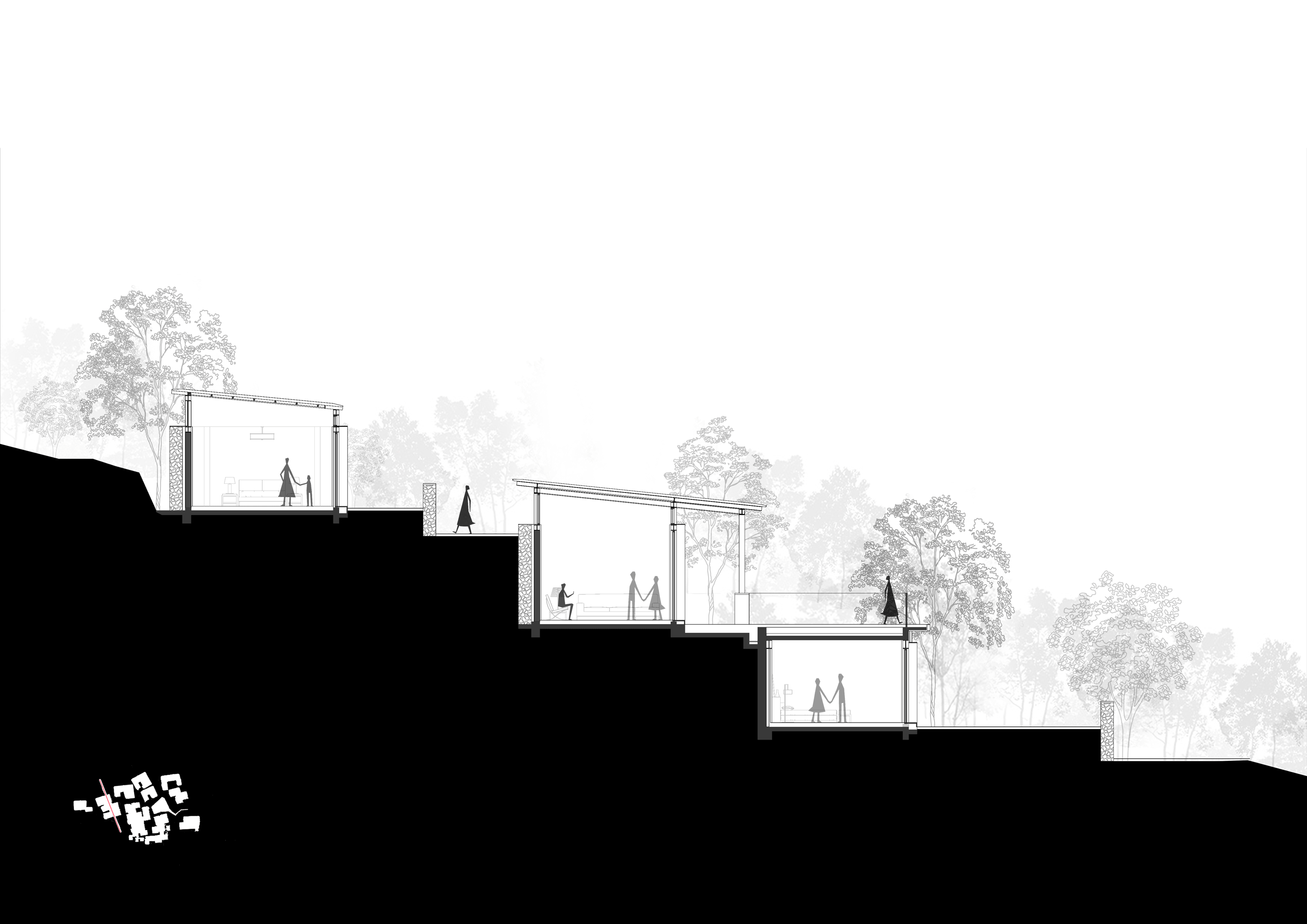 BIM建筑|十二个宅基地的新生：泰安东西门村活化更新 / 孟凡浩-gad · line+ studio