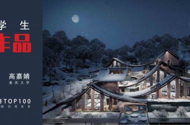 BIM建筑|2020建筑新人赛TOP 100 | 趣味屋顶 爱发呆的重大女孩设计了一场好玩的梦-BIM建筑网