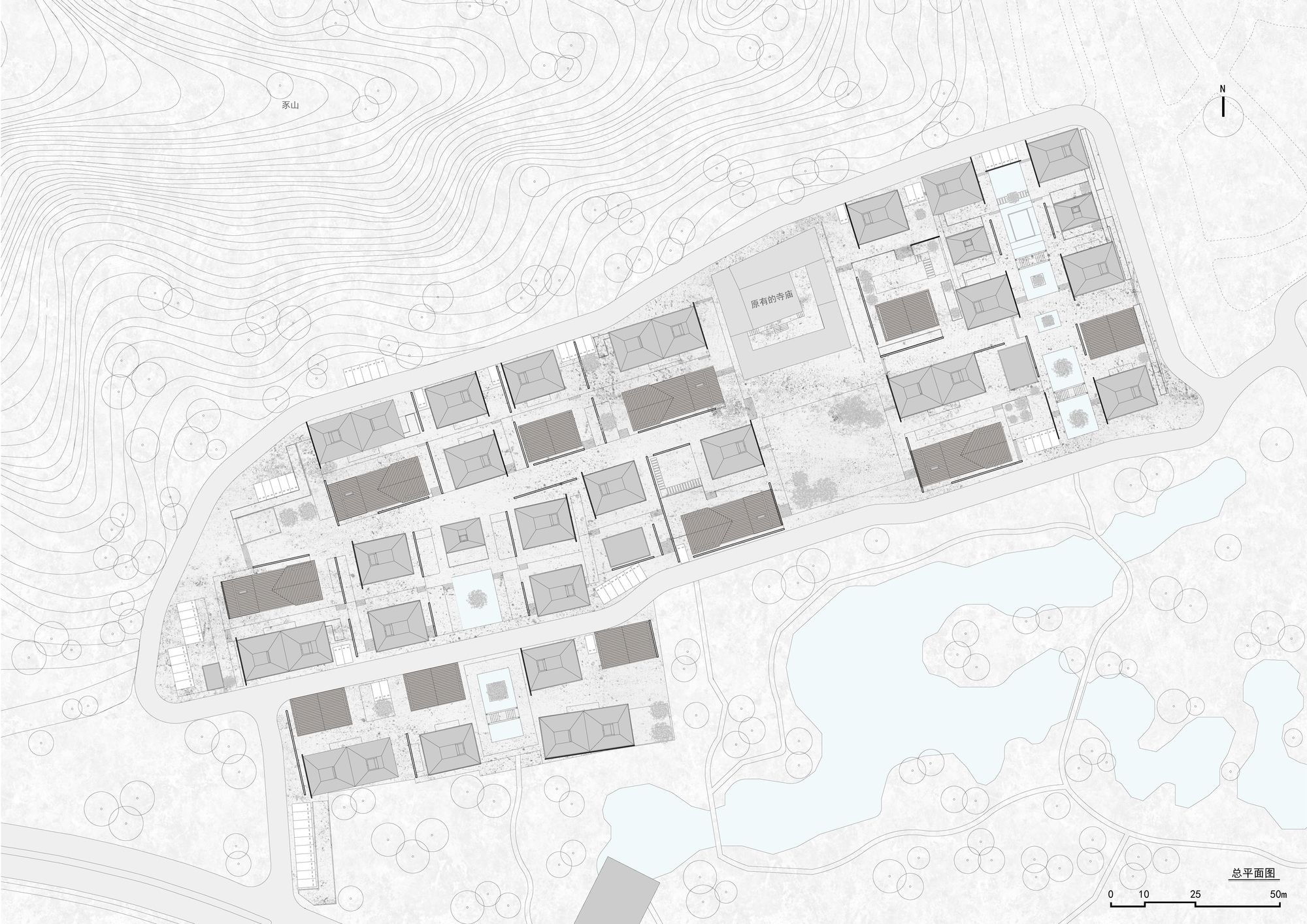 BIM建筑|良渚邱家坞大师村 / 中联·左右建筑