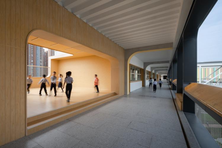 BIM建筑|秩序的启迪——上海市高安路第一小学华展校区 / 山水秀建筑事务所