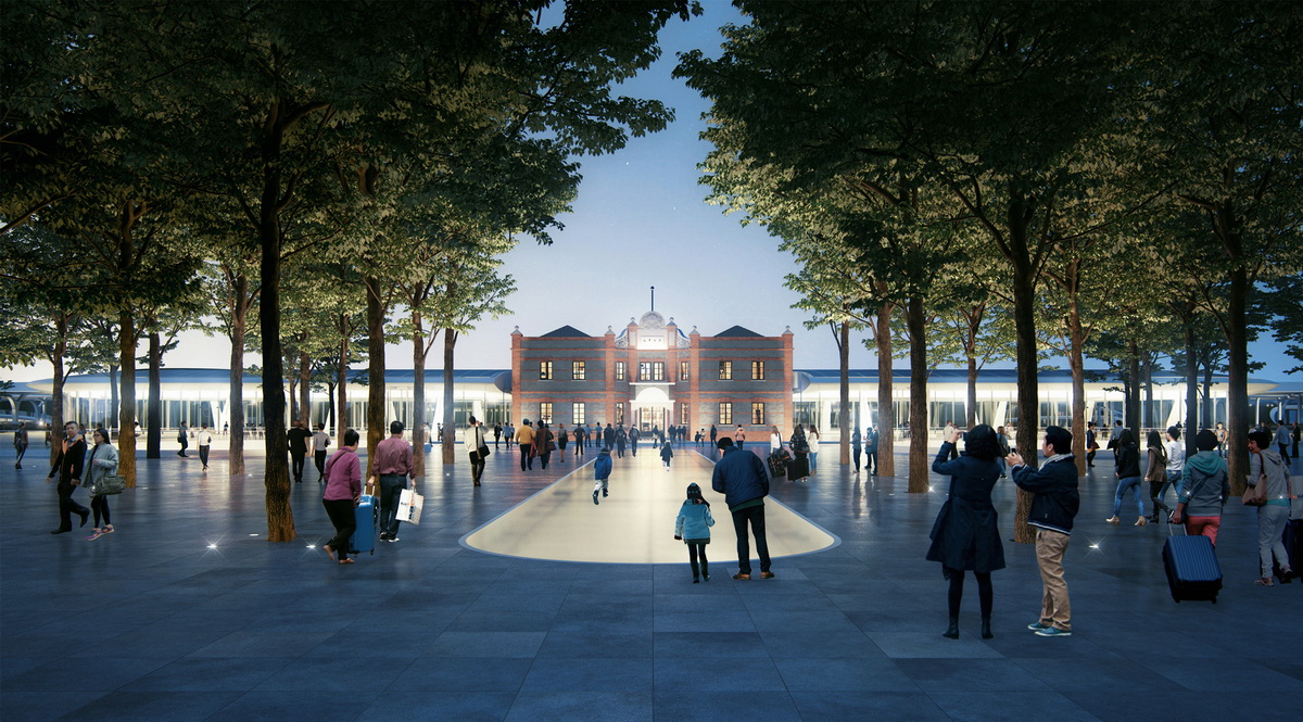 BIM建筑|MAD新作：嘉兴“森林中的火车站”