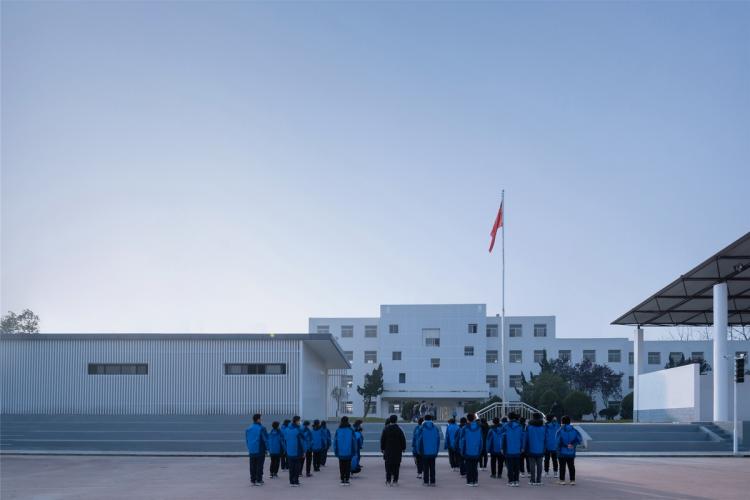 BIM建筑|乡村振兴之乡镇中学改造-全椒县新锐古河中学 / 上海思序建筑规划设计