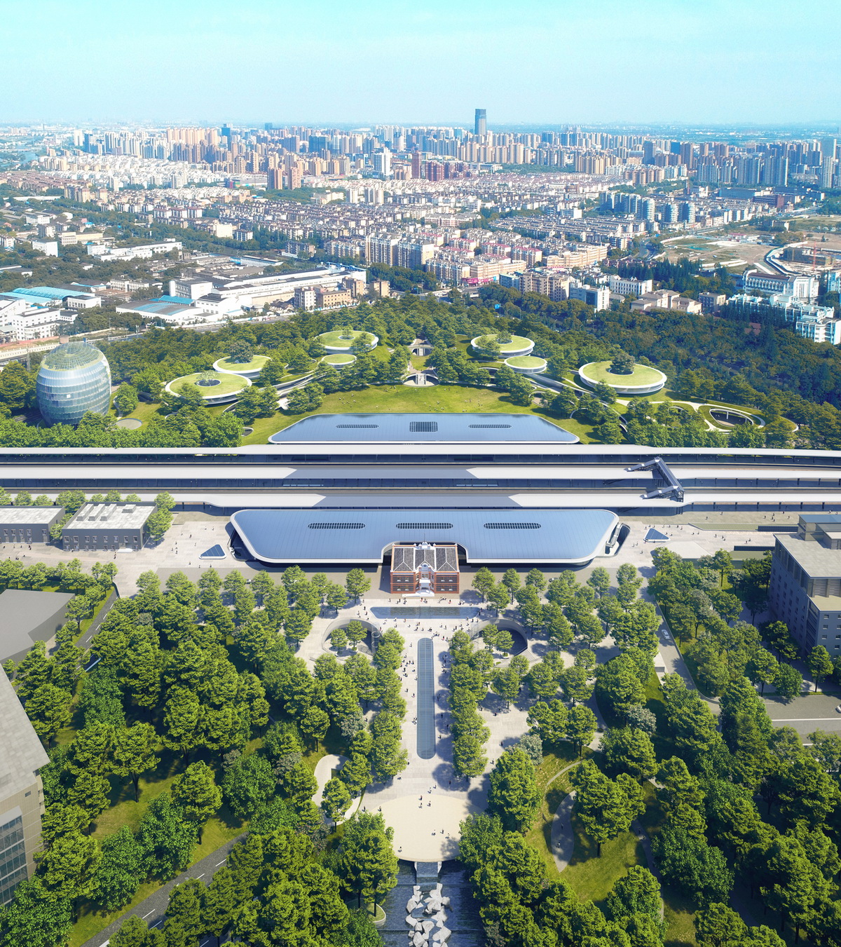 BIM建筑|MAD新作：嘉兴“森林中的火车站”