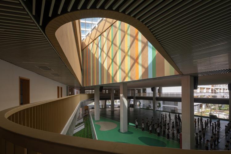 BIM建筑|秩序的启迪——上海市高安路第一小学华展校区 / 山水秀建筑事务所