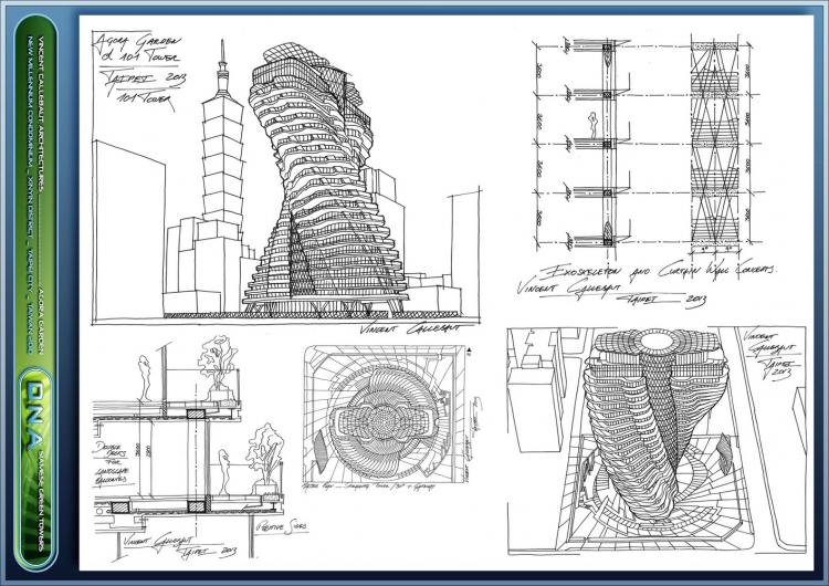 BIM建筑|陶朱隐园，反全球变暖+低碳生态住宅 / Vincent Callebaut Architectures
