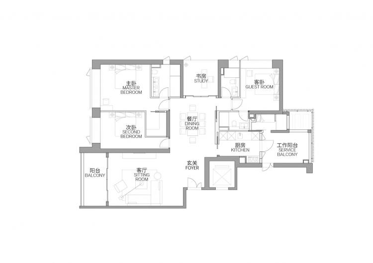 BIM建筑|城市度假屋——一个让身心安宁的家 / LUKSTUDIO芝作室