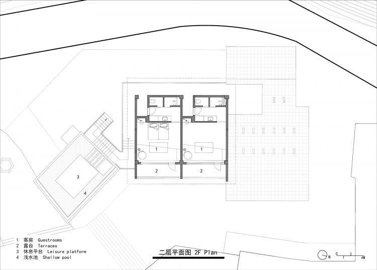 BIM建筑|可居可游，在半山稻田之间：重庆垫江巴谷宿集建筑设计 / 三文建筑