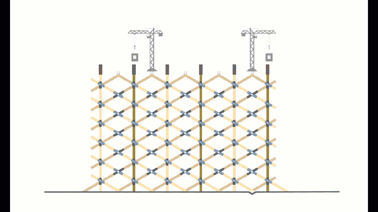BIM建筑|2020基准杯三等奖 | 传统木构演绎中式超级寓所，预制模块解答疫情居所之困