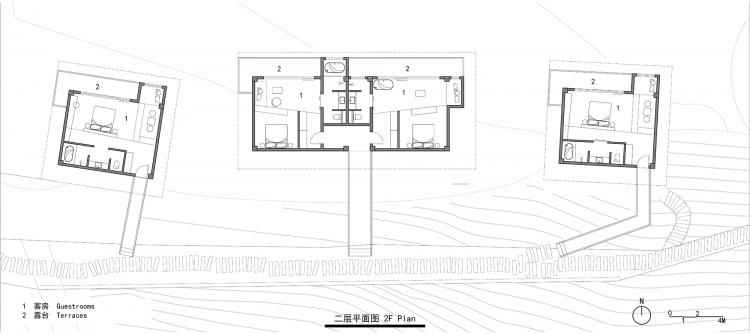 BIM建筑|可居可游，在半山稻田之间：重庆垫江巴谷宿集建筑设计 / 三文建筑