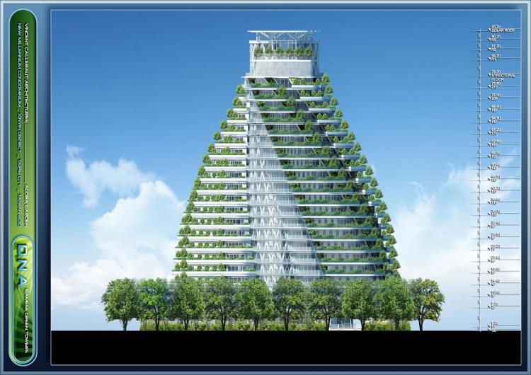 BIM建筑|陶朱隐园，反全球变暖+低碳生态住宅 / Vincent Callebaut Architectures