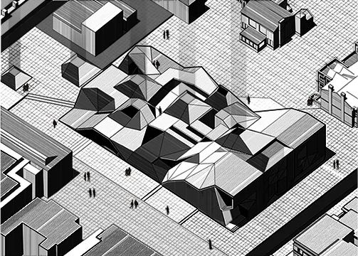 BIM建筑|2020建筑新人赛TOP 2 | 学院派“教科书‘级别的折板屋面美术馆