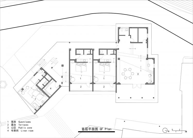 BIM建筑|可居可游，在半山稻田之间：重庆垫江巴谷宿集建筑设计 / 三文建筑