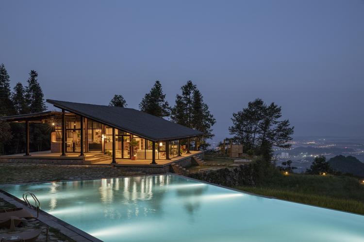 BIM建筑|可居可游，在半山稻田之间：重庆垫江巴谷宿集建筑设计 / 三文建筑