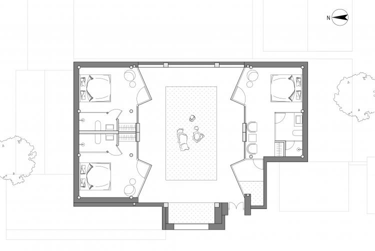 BIM建筑|「 雀 折 」一种胡同儿院落的场地再生 / 戏构建筑设计工作室